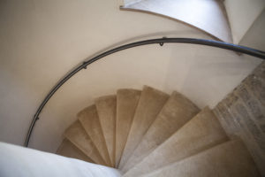 Stone spiral staircase