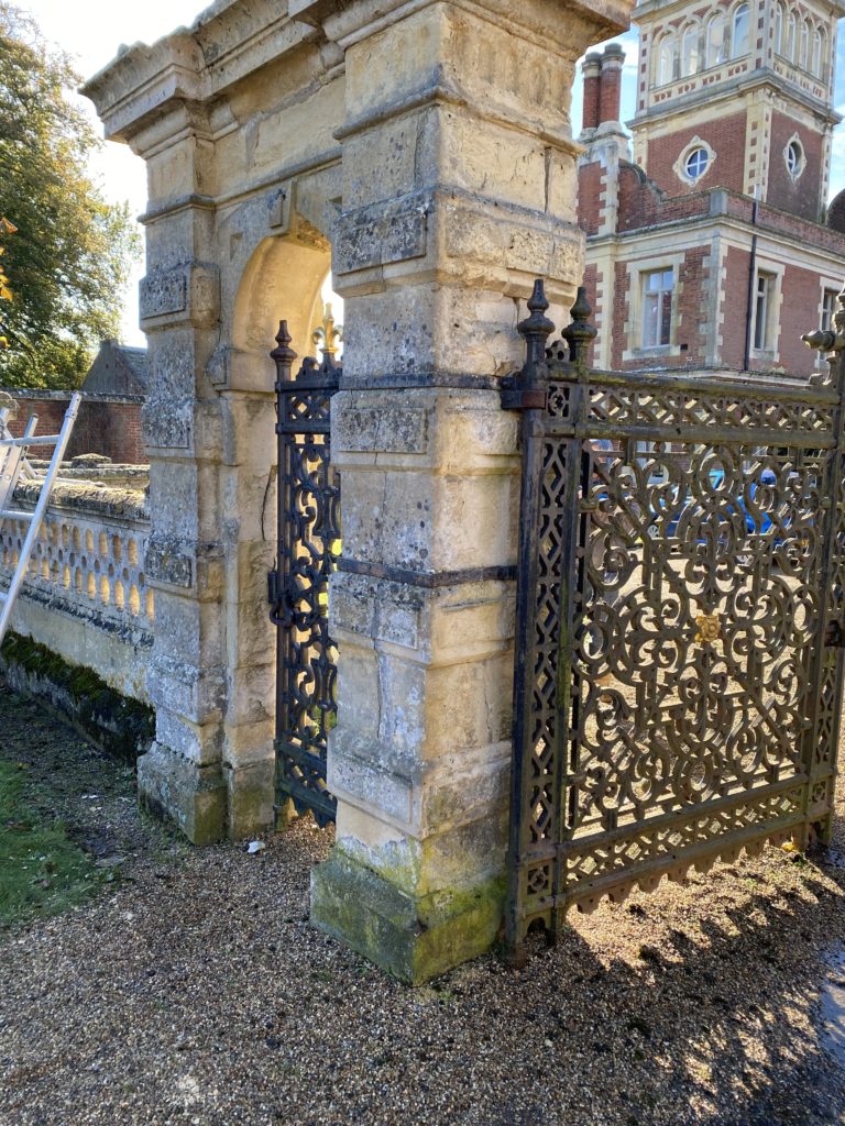Damaged gateway